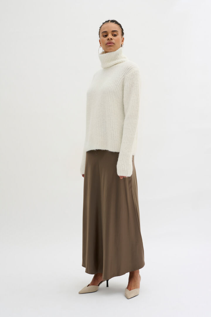 Meena Knitted Rollneck, Snow White | Wardrobe At The Cross