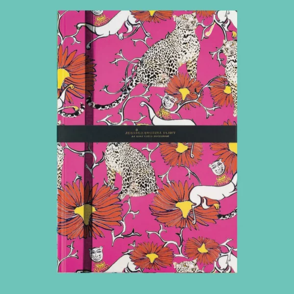 Pink Sitting Leopards Notepads