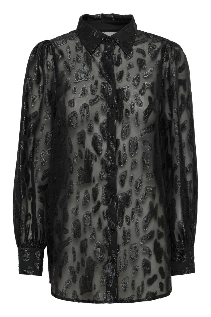 Long-sleeved Blouse, Sparkly Black | Wardrobe At The Cross